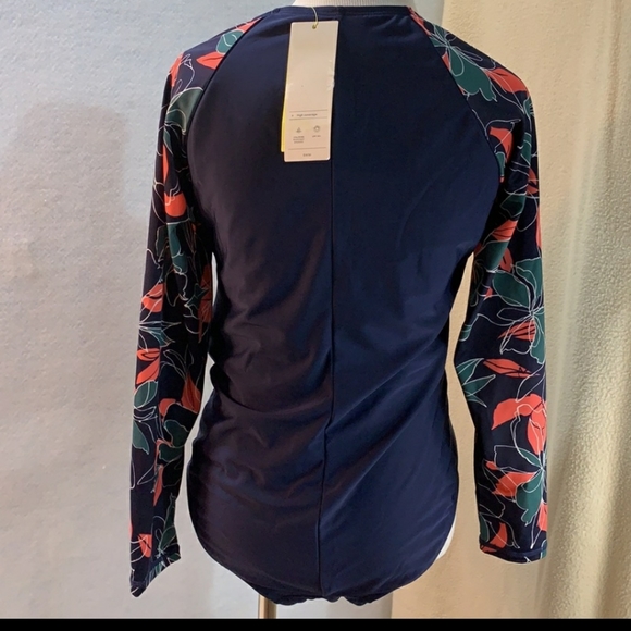 All In Motion One Piece Rashguard Swimsuit - Picture 5 of 9